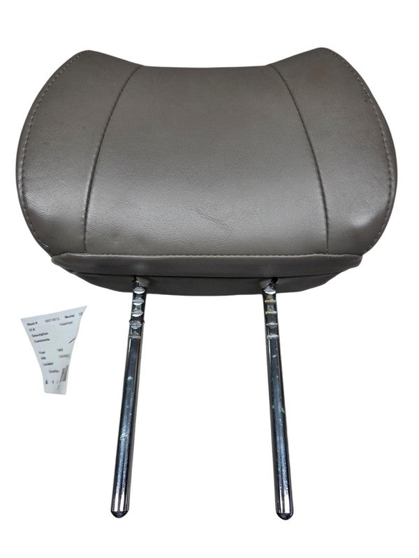 99 - 04 Jeep Grand Cherokee Front Seat Headrest Leather Gray OEM
