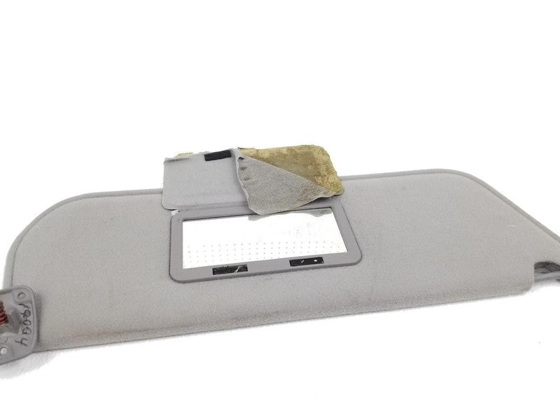 92-96 Ford F150 F250 F350 Bronco RH Passenger Sun Visor Gray Cloth w M