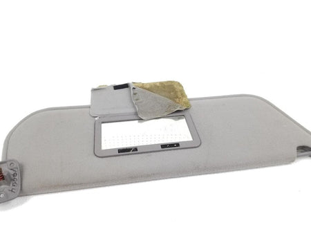 92-96 Ford F150 F250 F350 Bronco RH Passenger Sun Visor Gray Cloth w M