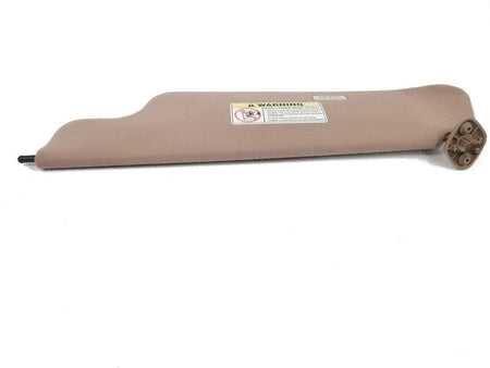 97-98 Ford F150 F250 RH Passenger Sun Visor Tan Cloth w Mirror OEM