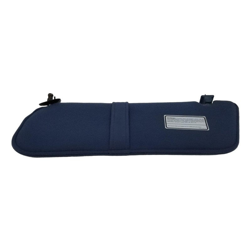 93-97 Ford Ranger Mazda B-Series LH Driver Sun Visor Blue Cloth w Stra