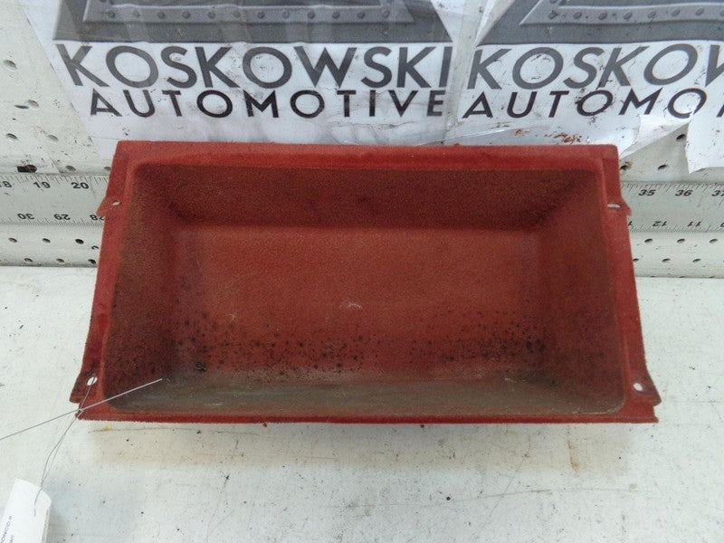 84 - 88 Ford Bronco II Dash Storage Cubby Bin Tray Maroon Red OEM Rang