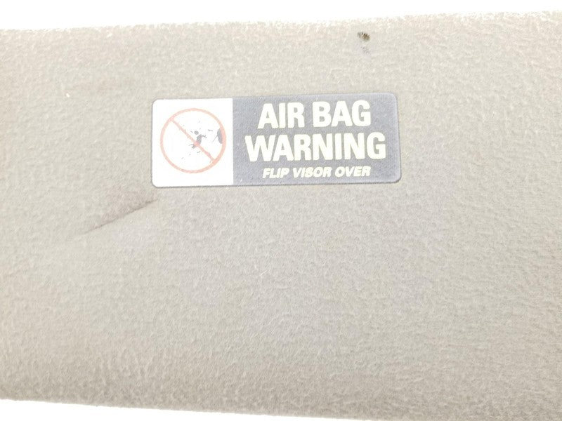 97-03 Ford F150 F250 RH Passenger Sun Visor Gray Cloth with Strap No M