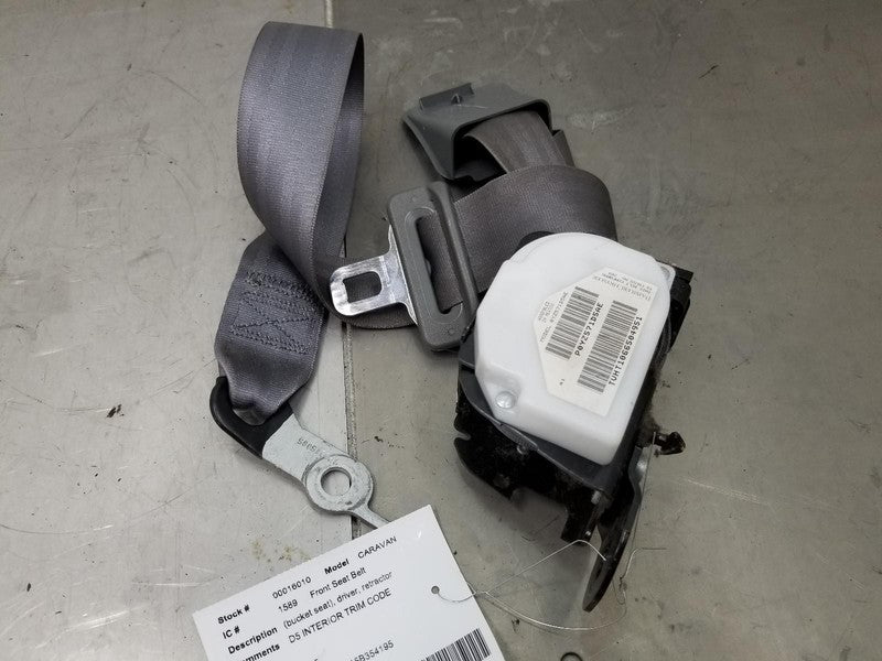 05 - 07 Dodge Caravan Left Front Seat Belt Retractor Driver Side Gray