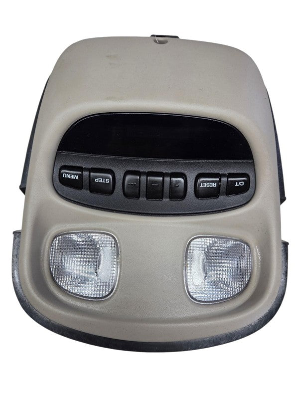 99 00 01 02 03 04 Jeep Grand Cherokee Overhead Map Lights Console OEM 