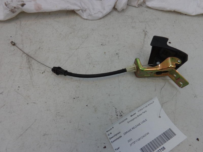97 - 03 Ford F-150 Parking Brake Release Cable and Handle OEM