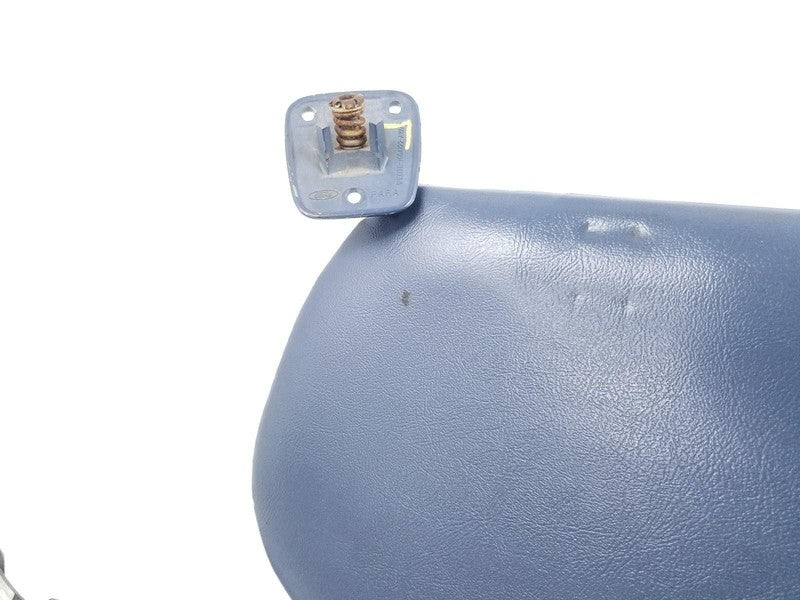 87-91 Ford F150 F250 F350 Bronco LH Driver Sun Visor Blue Vinyl OEM