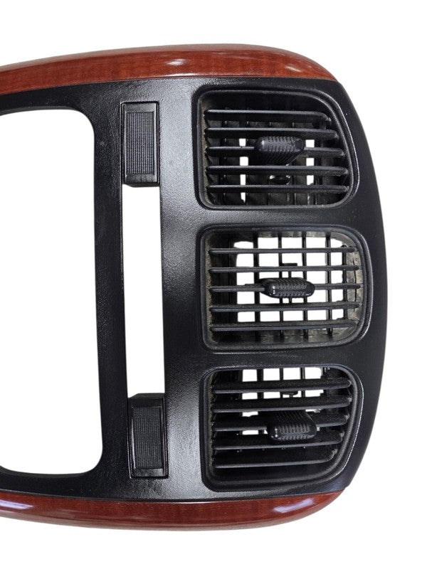 01 - 06 Chrysler Town & Country Dash Center Bezel woodgrain 05009036AA