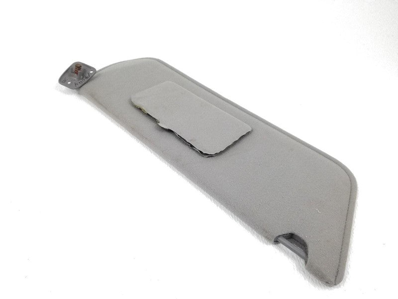 92-96 Ford F150 F250 F350 Bronco RH Passenger Sun Visor Gray Cloth w M