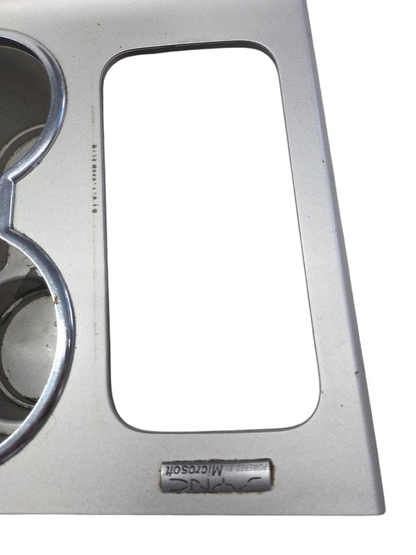 07 - 08 Lincoln MKX Center Console Cup Holder Shift Bezel Silver