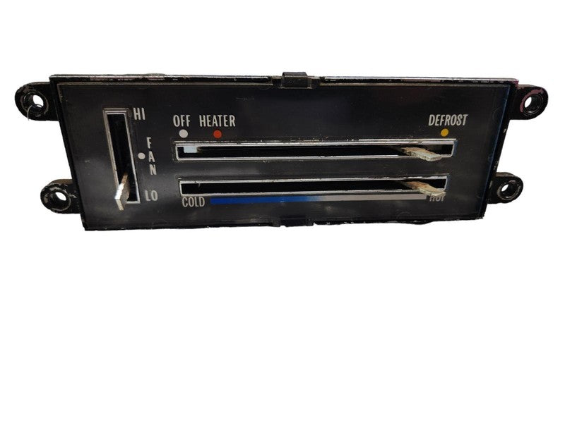 Dash Heater Control removed from 73 Buick  w/o AC