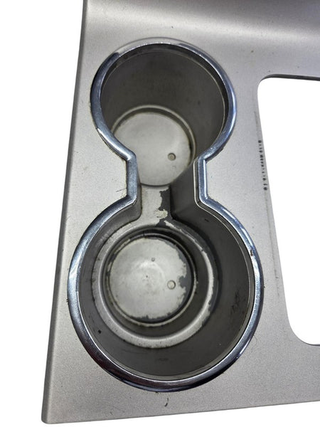 07 - 08 Lincoln MKX Center Console Cup Holder Shift Bezel Silver