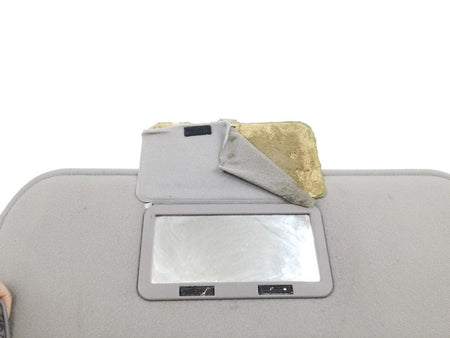 92-96 Ford F150 F250 F350 Bronco RH Passenger Sun Visor Gray Cloth w M