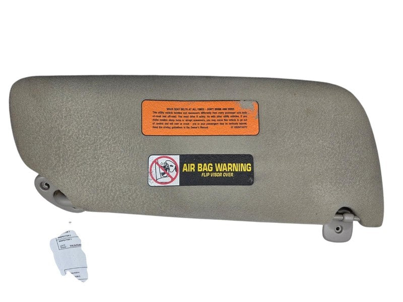 1999-2004 Jeep Grand Cherokee Driver Left Side Sun Visor Beige OEM