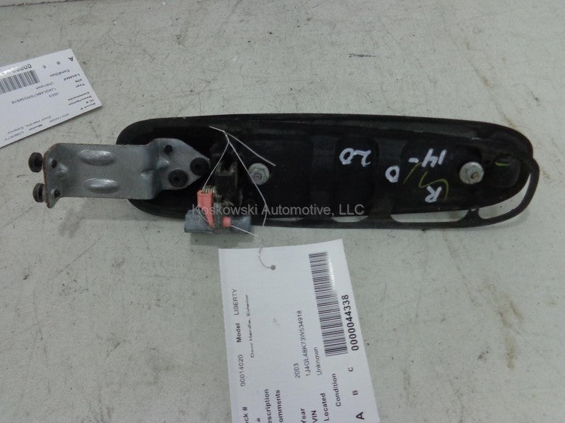 Jeep Liberty Door Handle Right Front Exterior Passenger Side 03 553603
