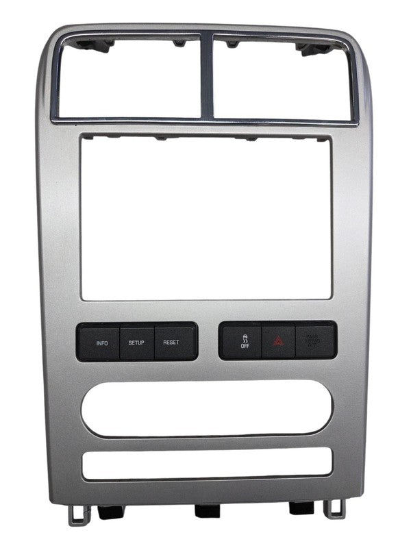 07 - 10 Lincoln MXK Dash Radio Bezel OEM 7A13KW7804302A Silver
