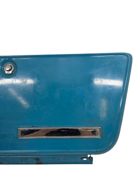 69-72 Chevy C10 C20 K10 K20 Pickup Glove Box Door Blue w/ Emblem OEM