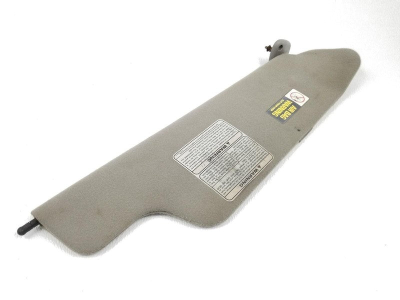 97-03 Ford F150 F250 RH Passenger Sun Visor Gray Cloth with Strap No M