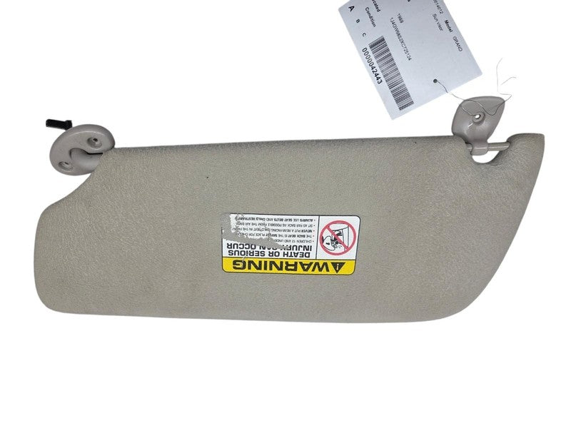 1999-2004 Jeep Grand Cherokee Right Passenger Side Sun Visor Beige Clo