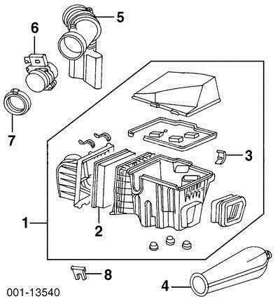 Air Cleaner Breather Box 1997 Chevy Venture Pontiac Trans Sport Olds S