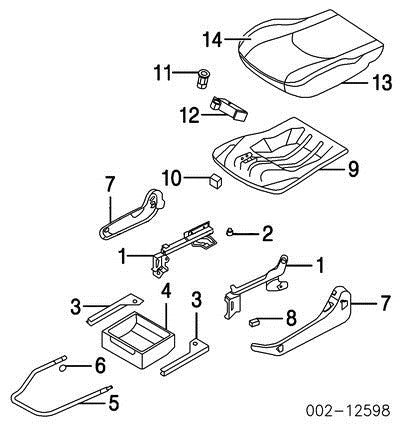 FORD Escape Seat Track Assembly 05 06 07 Right Passenger Side Manual