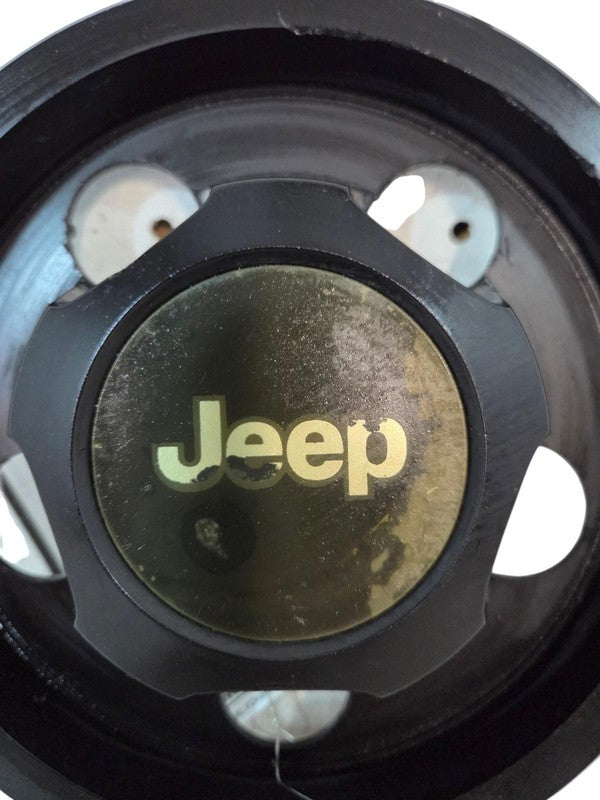 84 - 96  Jeep Cherokee Wrangler Comanche BLACK Center Cap OEM P/N 52-0