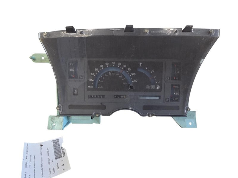92 - 94 Chevrolet S10 Blazer Dash Instrument Cluster OEM GMC S15 16137