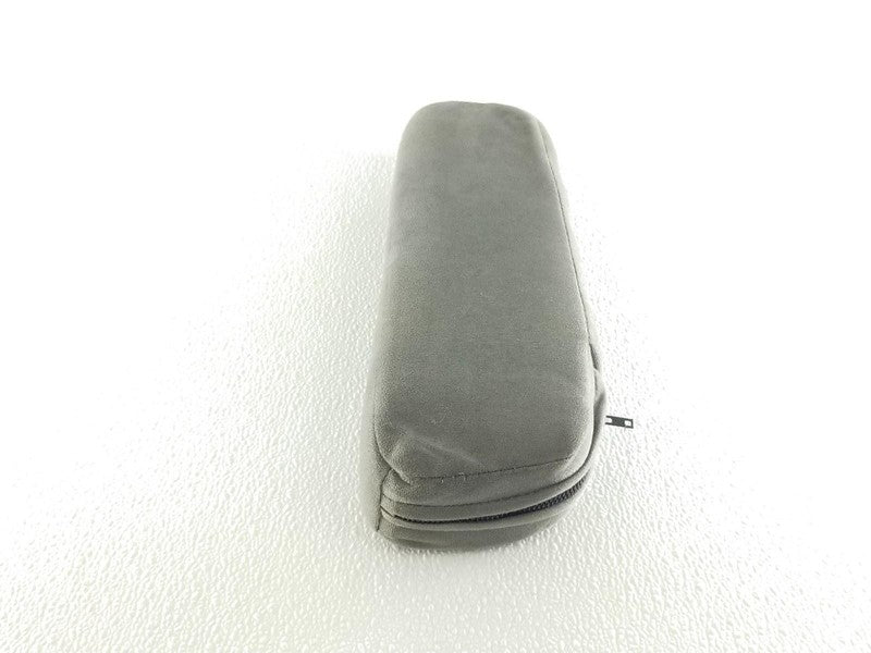 92-97 Ford Aerostar LH Bucket Seat Armrest Gray Cloth Zipper Cover OEM