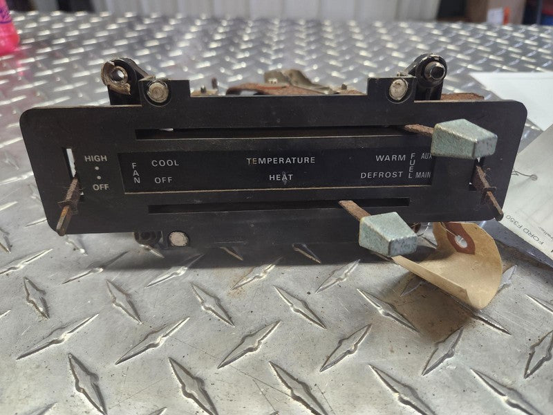Dash Heater Control fits 77 Ford F-350 w/dual tank w/o AC