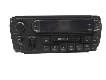 Dodge Caravan Dash Radio Cassette Deck Head Unit OEM P05064335AI