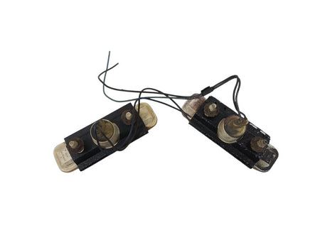 78-81 Chevy Camaro Front Side Marker Lights Pair Amber Left Right OEM 