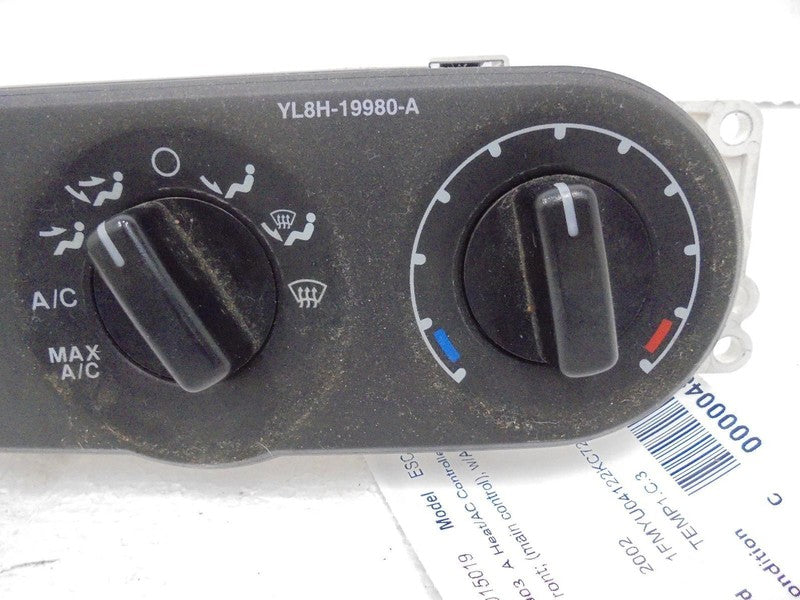 Dash Heater Control fits 01 - 02 Ford Escape