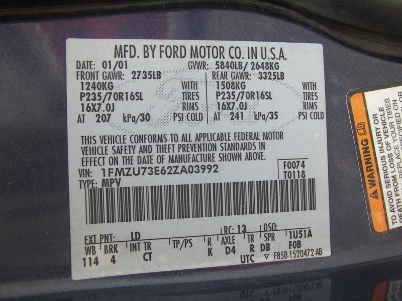 Ford Explorer Ranger Timing Cover 4.0 L OEM 1L2Z6019AA