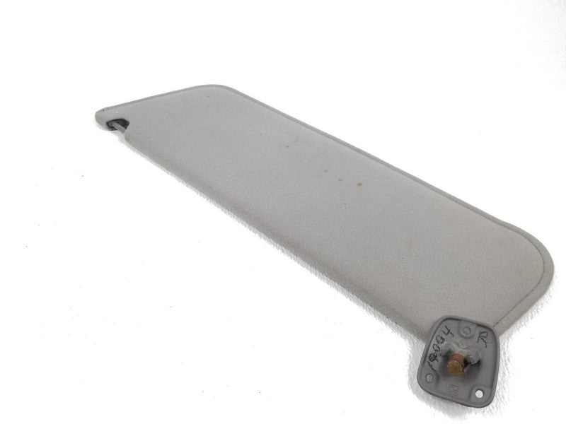 92-96 Ford F150 F250 F350 Bronco RH Passenger Sun Visor Gray Cloth w M