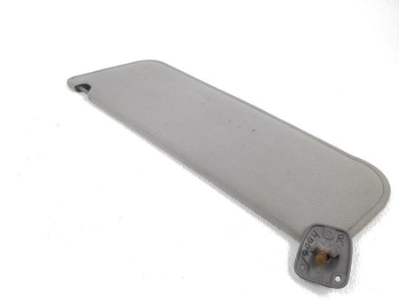 92-96 Ford F150 F250 F350 Bronco RH Passenger Sun Visor Gray Cloth w M