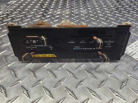 Dash Heater Control fits Ford Ranger Bronco II w/o AC E7TZ18549B