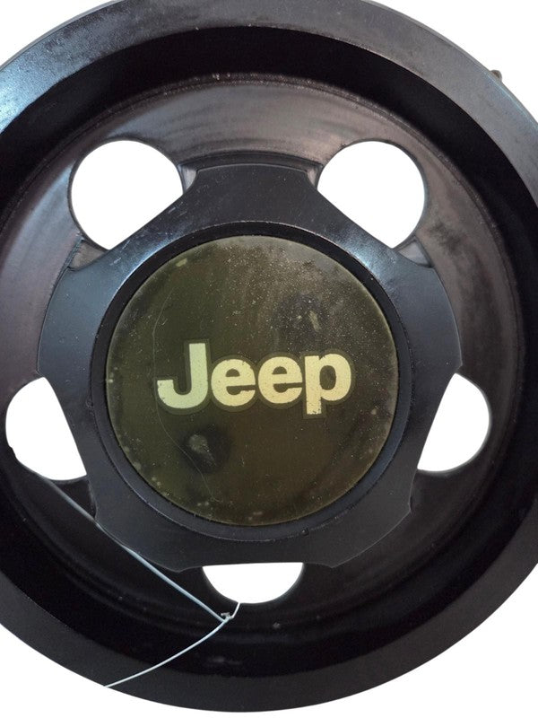 84 - 96  Jeep Cherokee Wrangler Comanche BLACK Center Cap OEM P/N 52-0