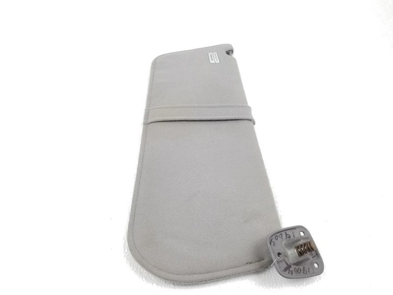 92-96 Ford F150 F250 F350 Bronco LH Driver Sun Visor Gray Cloth Strap 