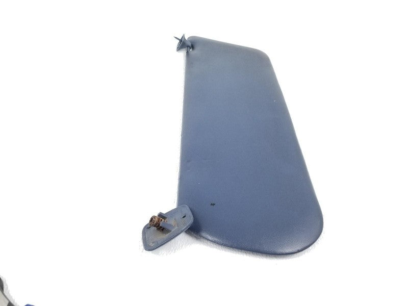 87-91 Ford F150 F250 F350 Bronco LH Driver Sun Visor Blue Vinyl OEM