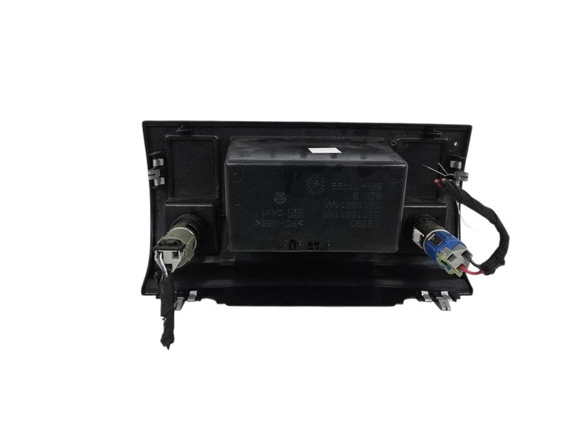 03-04 Jeep Grand Cherokee WJ Lower Center Dash Bezel Cubby Power Outle