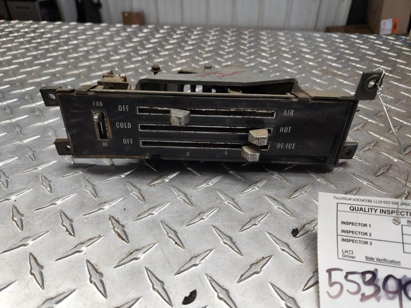 72 Chevelle Dash Heater Control w/o AC