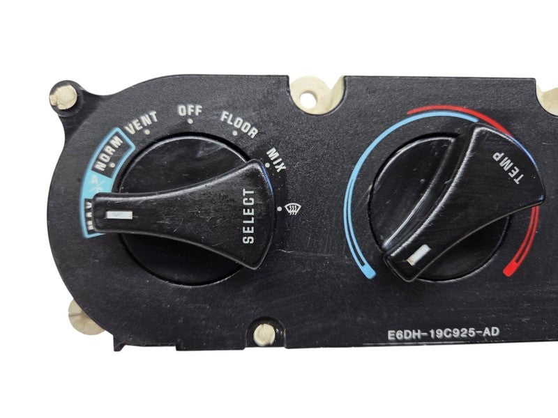 86 - 89 Ford Taurus Dash Heater Control w/AC OEM E6DZ19980A