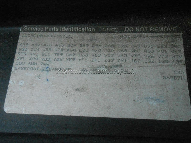 Windshield Wiper Arm Chevy GMC C1500 K1500 88 89 90 91 92 93 94 96 98 