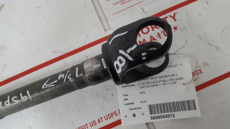 Outer Axle Stub fits 73 - 87 Chevrolet K10 GMC K15 OEM 15521884