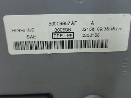 02 - 04 Jeep Liberty Fuse Box 59009987AF