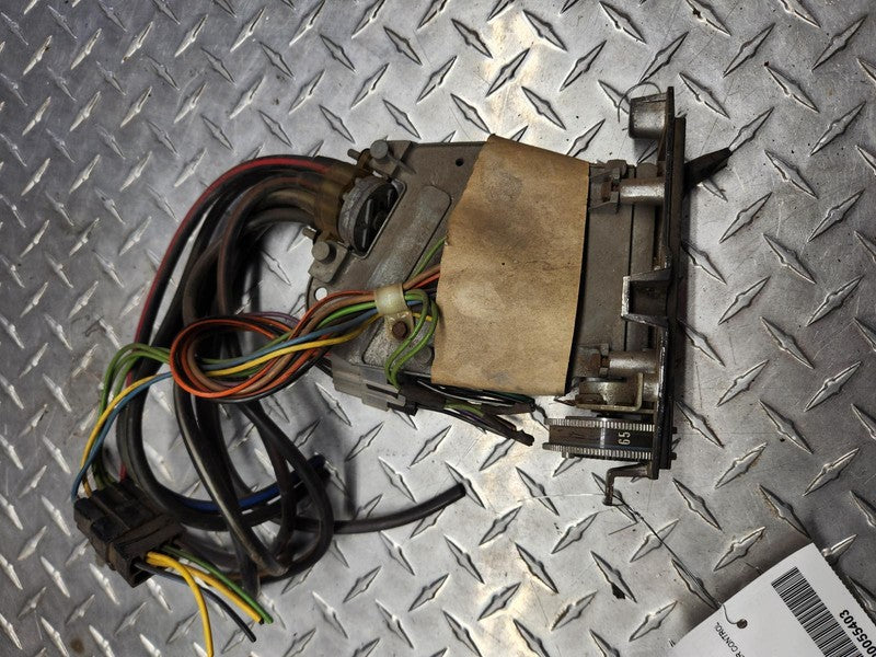 Dash Heater Controller removed from 72 Oldsmobile Toronado