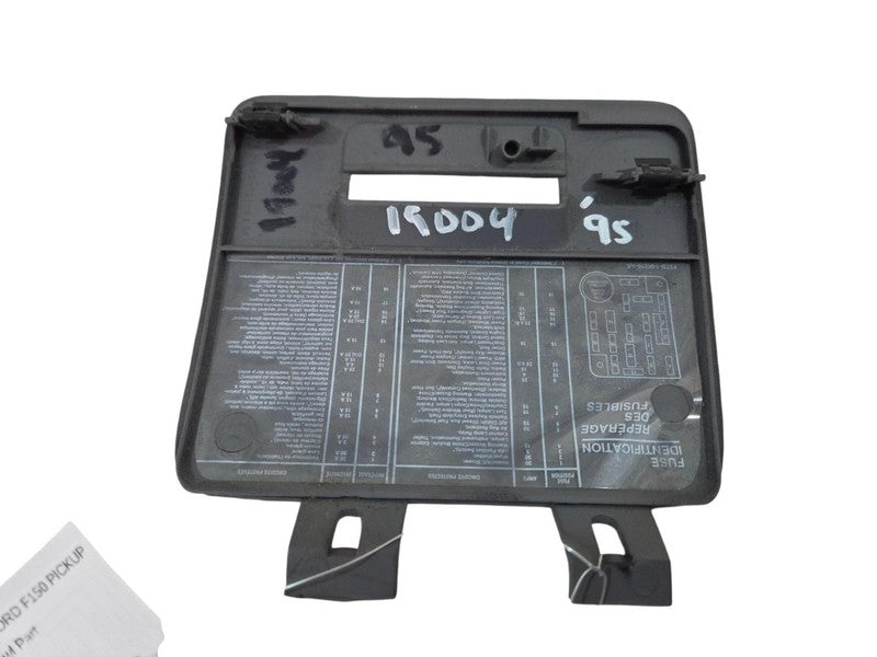 92 - 96 Ford Truck Dash Fuse Panel Cover Gray OEM F-150 F-250 F-350 Br