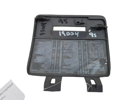 92 - 96 Ford Truck Dash Fuse Panel Cover Gray OEM F-150 F-250 F-350 Br