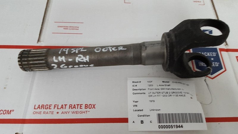 Outer Axle Stub fits 73 - 87 Chevrolet K10 GMC K15 OEM 15521884