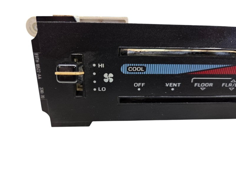 Dash Heater Control for 88 - 89 Ford F-150 w/o AC Bronco E9TZ18549B